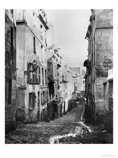 'Rue Fresnel, from the Dead End of Versailles, Paris, 1858-78' Giclee ...