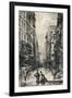 Rue Galande, 1915-Lucien Gautier-Framed Giclee Print