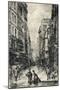 Rue Galande, 1915-Lucien Gautier-Mounted Giclee Print