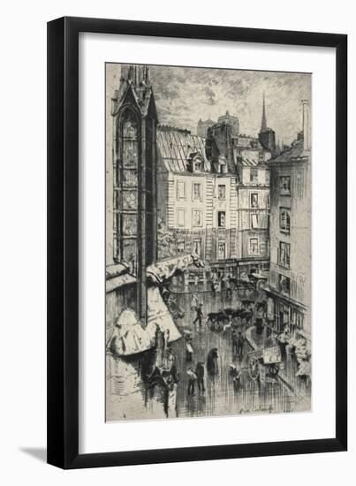 Rue Galande, 1915-Charles Jouas-Framed Giclee Print