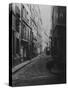Rue Git-Le-Coeur (From Rue Saint-Andre-Des-Arts), Paris, 1858-78 (B/W Photo)-Charles Marville-Stretched Canvas