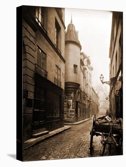 Rue Hautefeuille, 6th Arrondissement 1898-Eugène Atget-Stretched Canvas