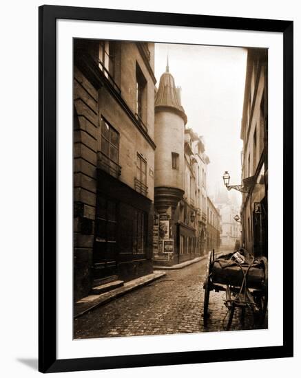 Rue Hautefeuille, 6th Arrondissement 1898-Eugène Atget-Framed Photographic Print