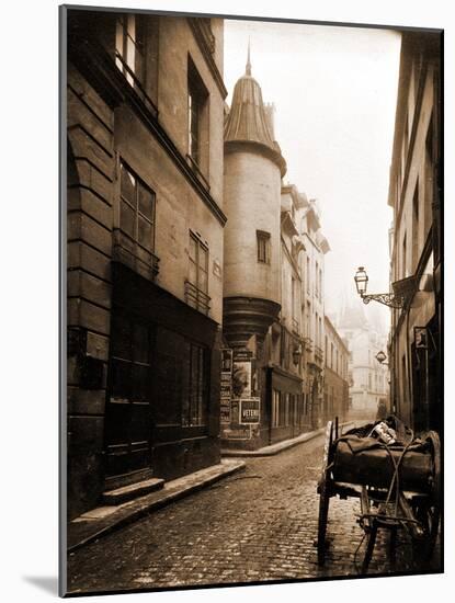 Rue Hautefeuille, 6th Arrondissement 1898-Eugène Atget-Mounted Photographic Print