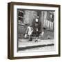 Rue Marcellin Berthelot, Choisy-Le-Roi, c.1945-Robert Doisneau-Framed Art Print