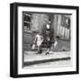 Rue Marcellin Berthelot, Choisy-Le-Roi, c.1945-Robert Doisneau-Framed Art Print