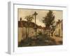 Rue, Mont-Saint-Père, France-Léon Augustin L'hermitte-Framed Giclee Print