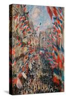 Rue Montorgueil, Paris, Festival of June 30, 1878-Claude Monet-Stretched Canvas