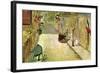 Rue Mosnier with Flags-Edouard Manet-Framed Art Print