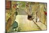 Rue Mosnier with Flags-Edouard Manet-Mounted Art Print