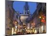 Rue Musette and Eglise Notre Dame, Dijon, Burgundy, France-Walter Bibikow-Mounted Photographic Print