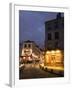 Rue Norvins and Basilique du Sacre Coeur, Place du Tertre, Montmartre, Paris, France-Walter Bibikow-Framed Photographic Print