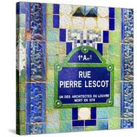 Rue Pierre Lescot Sign-Tosh-Stretched Canvas