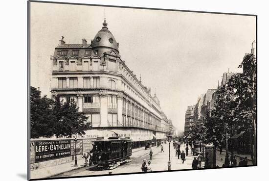 Rue Reaumur, Paris, 1900-null-Mounted Giclee Print