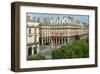 Rue Rivoli with Jeanne d'Arc Memorial on the Place des Pyramides, Paris, Ile de France, France-null-Framed Art Print