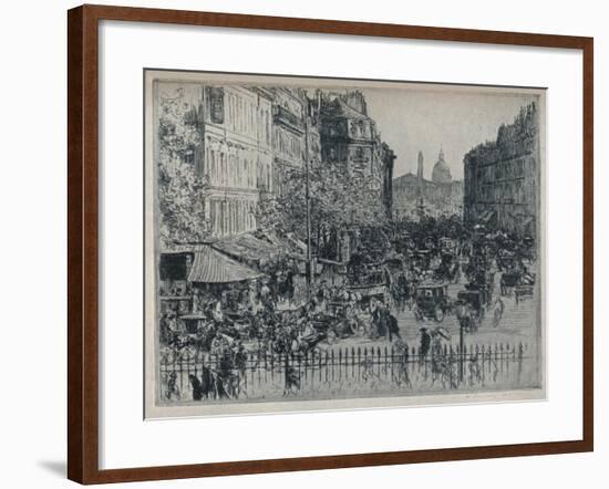 'Rue Royale, Paris', c1913-Walter Zeising-Framed Giclee Print