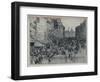 'Rue Royale, Paris', c1913-Walter Zeising-Framed Giclee Print