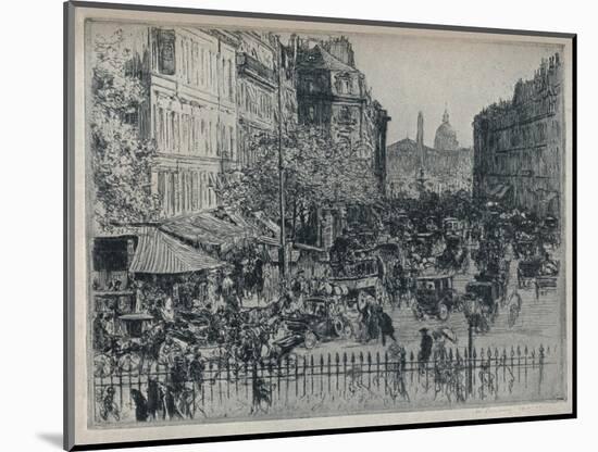 'Rue Royale, Paris', c1913-Walter Zeising-Mounted Giclee Print