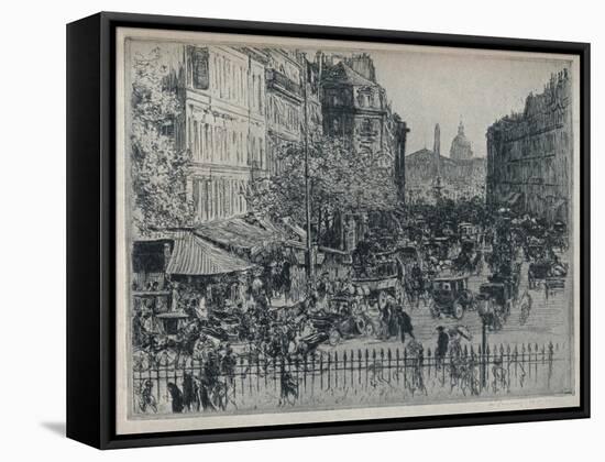 'Rue Royale, Paris', c1913-Walter Zeising-Framed Stretched Canvas