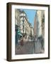 Rue Saint-Andr?es Arts, 2014-Peter Brown-Framed Giclee Print