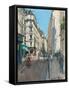 Rue Saint-Andr?es Arts, 2014-Peter Brown-Framed Stretched Canvas
