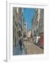 Rue Saint-Andr?es Arts, mid-morning, 2014-Peter Brown-Framed Giclee Print