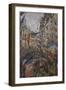 Rue Saint-Denis, fête du 30 juin 1878-Claude Monet-Framed Giclee Print