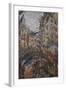 Rue Saint-Denis, fête du 30 juin 1878-Claude Monet-Framed Giclee Print