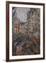 Rue Saint-Denis, fête du 30 juin 1878-Claude Monet-Framed Giclee Print