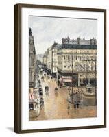 Rue Saint-Honoré in the Afternoon, Effect of Rain, 1897-Camille Pissarro-Framed Giclee Print