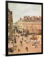 Rue Saint-Honore, Sun Effect, Afternoon, 1898-Camille Pissarro-Framed Giclee Print