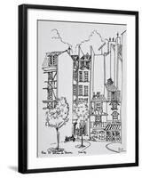 Rue Saint-Julien-le-Pauvre, Paris, France-Richard Lawrence-Framed Photographic Print