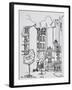 Rue Saint-Julien-le-Pauvre, Paris, France-Richard Lawrence-Framed Photographic Print