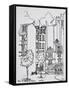 Rue Saint-Julien-le-Pauvre, Paris, France-Richard Lawrence-Framed Stretched Canvas