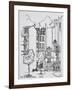 Rue Saint-Julien-le-Pauvre, Paris, France-Richard Lawrence-Framed Photographic Print