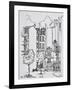 Rue Saint-Julien-le-Pauvre, Paris, France-Richard Lawrence-Framed Photographic Print