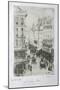 Rue Saint-Lazare, Paris, 1897-Camille Pissarro-Mounted Giclee Print