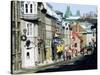 Rue Saint Louis, Quebec City, Quebec, Canada, North America-Bruno Morandi-Stretched Canvas