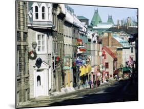 Rue Saint Louis, Quebec City, Quebec, Canada, North America-Bruno Morandi-Mounted Photographic Print