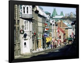 Rue Saint Louis, Quebec City, Quebec, Canada, North America-Bruno Morandi-Framed Photographic Print