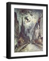 Rue Saint-Severin, 1877-Johan-Barthold Jongkind-Framed Giclee Print