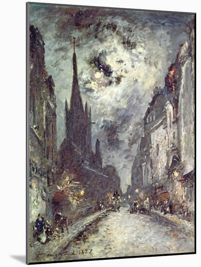 Rue Saint-Severin, 1877-Johan-Barthold Jongkind-Mounted Giclee Print