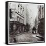 Rue Saint-Severin, from the Rue De La Harpe, Paris, 1858-78-Charles Marville-Framed Stretched Canvas