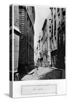 Rue Serpente, Paris, 1858-78-Charles Marville-Stretched Canvas