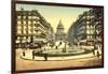 Rue Soufflot, Paris-null-Framed Giclee Print