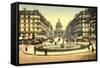 Rue Soufflot, Paris-null-Framed Stretched Canvas