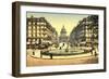 Rue Soufflot, Paris-null-Framed Giclee Print