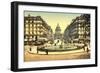 Rue Soufflot, Paris-null-Framed Giclee Print