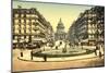 Rue Soufflot, Paris-null-Mounted Giclee Print