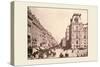 Rue St. Antoine and Hotel de Ville-A. Pepper-Stretched Canvas